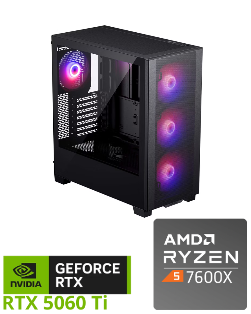 🖥️ PC Gaming - Ryzen 5 7600X | RTX 5060 Ti OC 16 Go | 32 Go DDR5 | 1 To SSD NVMe