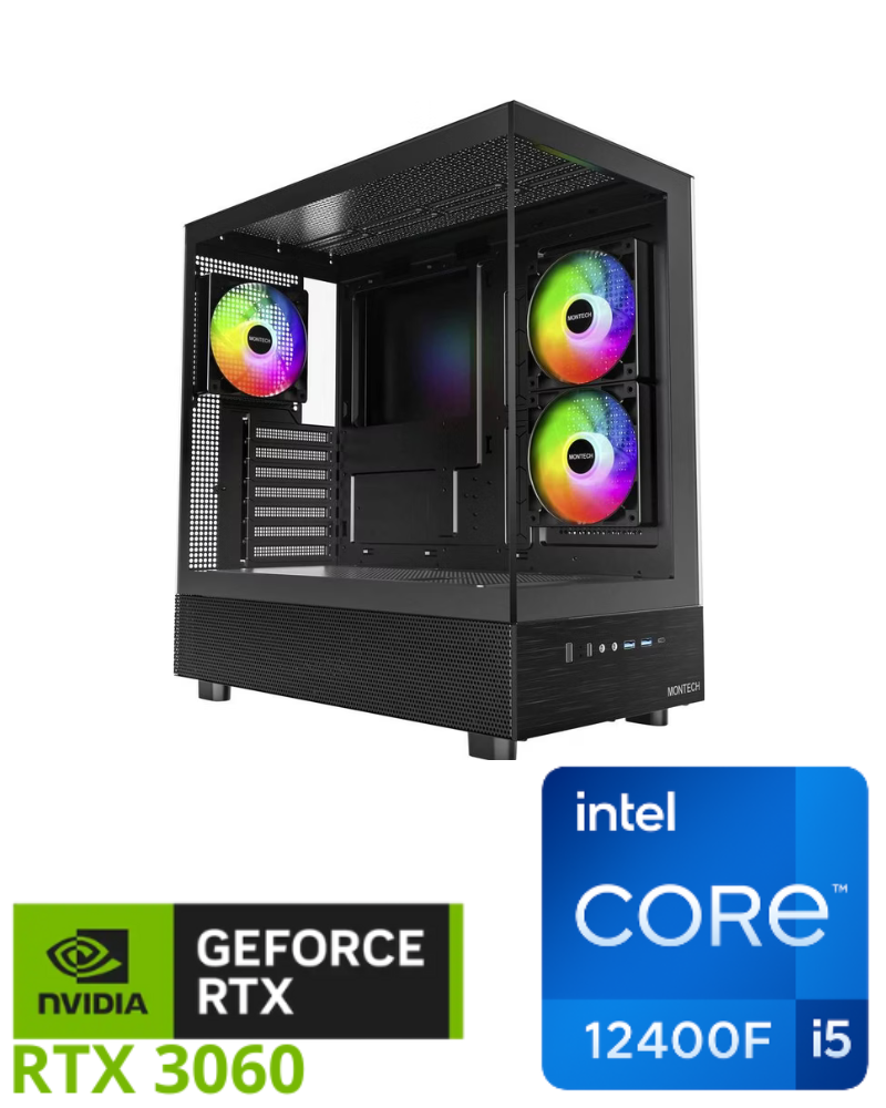 🖥️ PC Gaming – Intel i5-12400F | RTX 3060 12 Go | 16 Go RAM | 1 To SSD NVMe